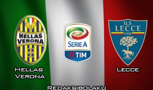 Prediksi Pertandingan Hellas Verona vs Lecce 26 Januari 2020 - Italia Serie A