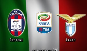 Prediksi Pertandingan Crotone vs Lazio 21 November 2020 - Liga Italia Serie A