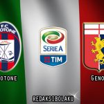 Prediksi Pertandingan Crotone vs Genoa 31 Januari 2021 - Liga Italia Serie A