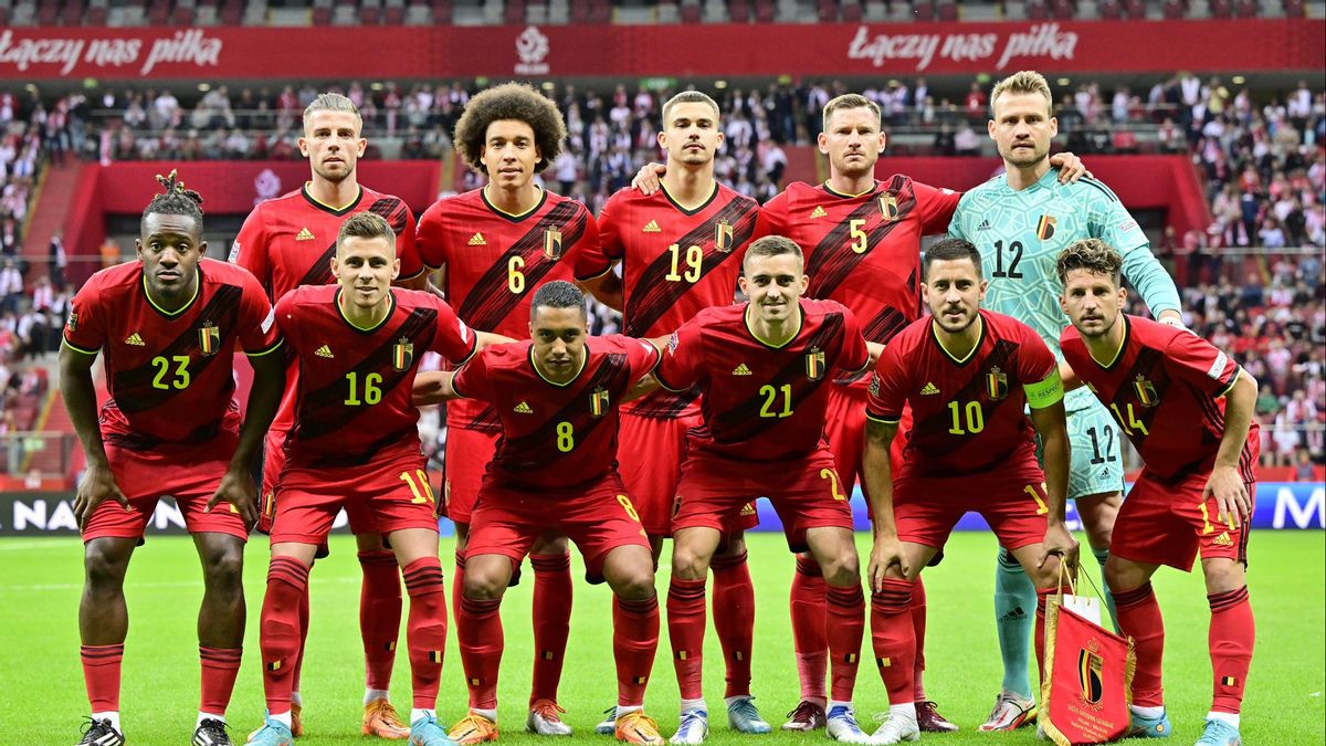 Skuad Timnas Belgia Piala Dunia 2022