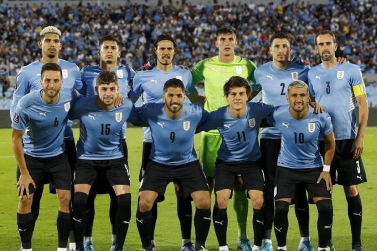 Skuad Timnas Uruguay Piala Dunia 2022